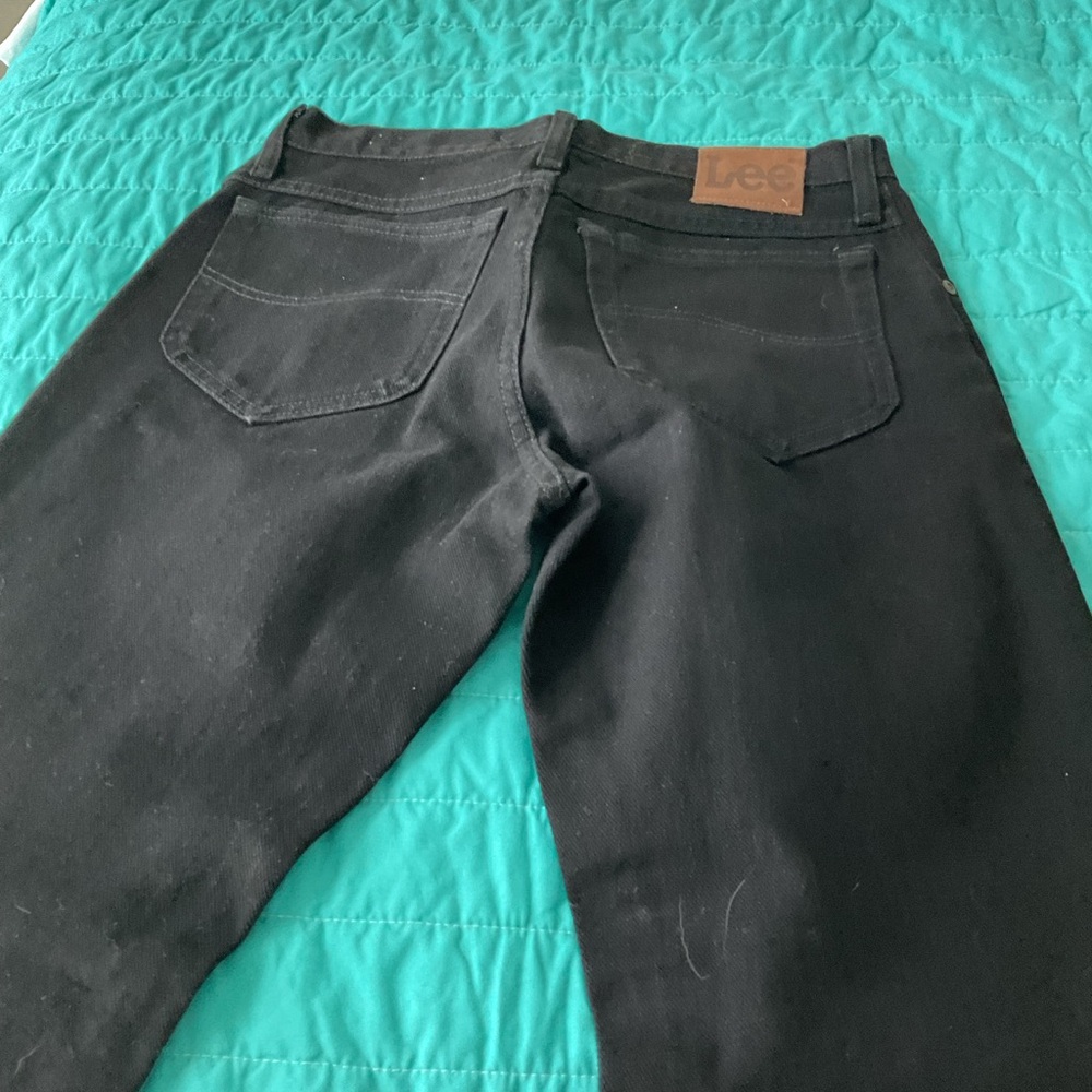 Lee Jet Black Regular Fit Jeans